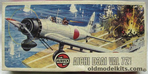 Airfix 1/72 Aichi D3A1 Val - With Additional Decals, 02014-5 plastic model kit